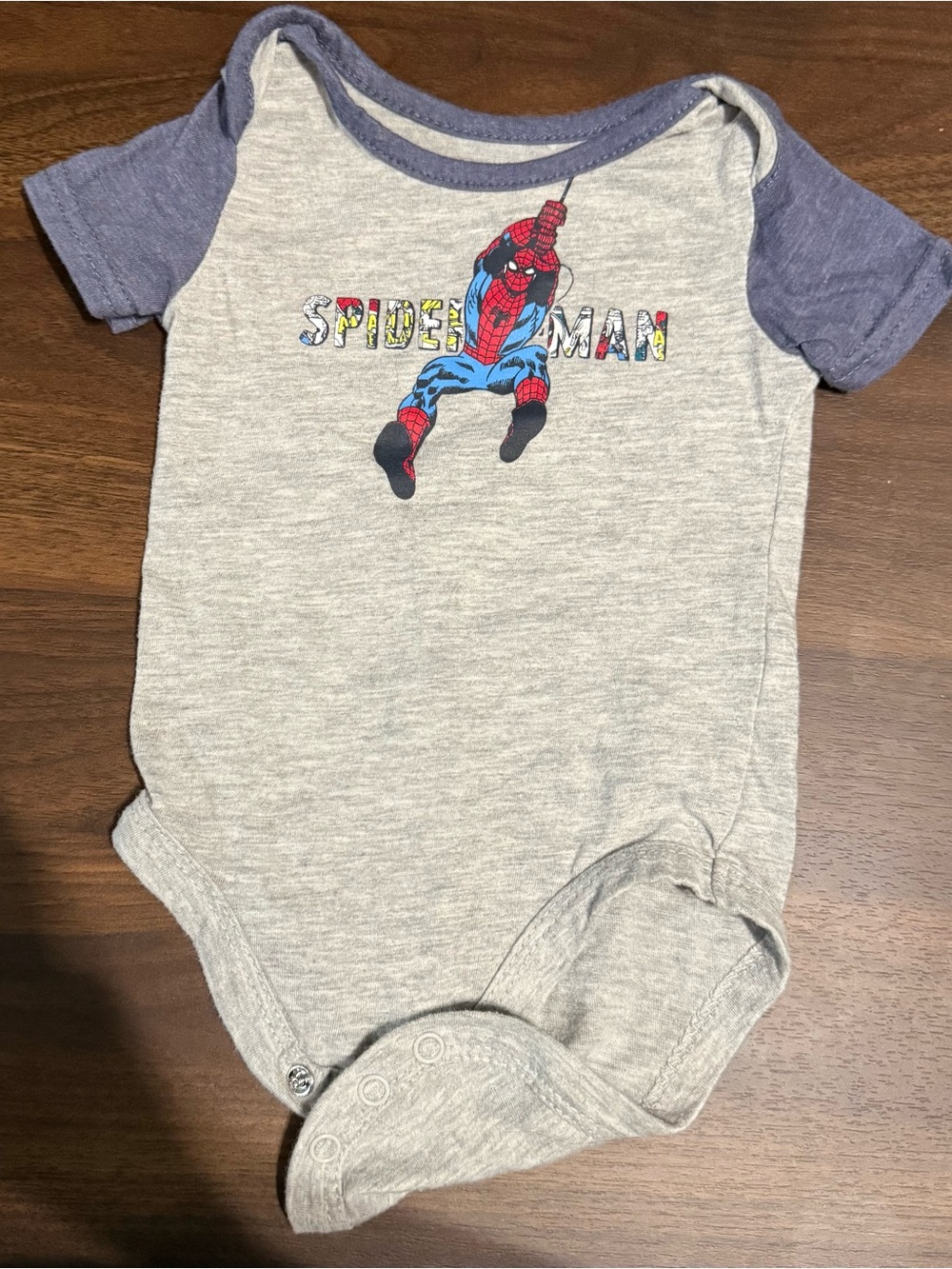 Baby boy Spider-Man onesie